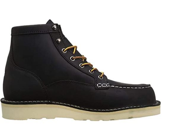 best shoes for roofing : Danner Men’s Bull Run Moc Toe 6 Inch Work Boots