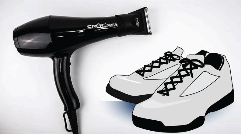 how-To-Stretch-synthetic-Shoes-with-hairdryer