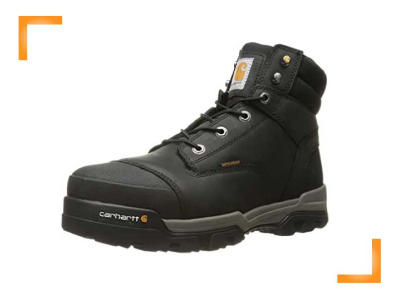 Long-lasting work boots with composite toes